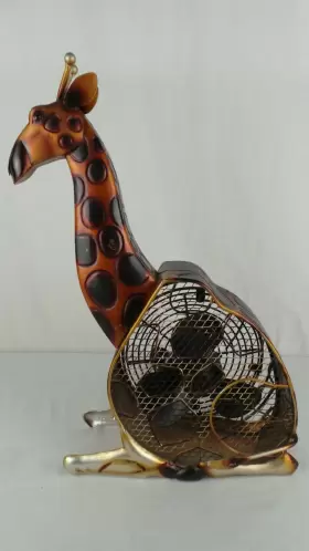 Dbf1927 Deco Breeze Metal Giraffe Animal Shaped Electric Table Fan