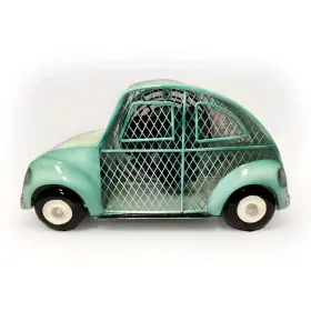 Dbf3172 Deco Breeze Euro Beetle Bug Fan Aqua Green Table Desk Works Well