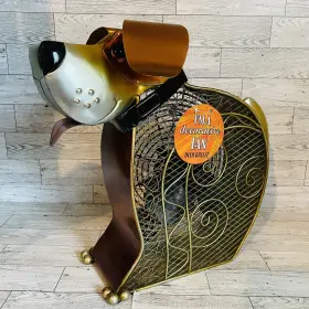 Ft10 Deco Breeze Metal Dog Table Fan Electric Two Speed Figurine
