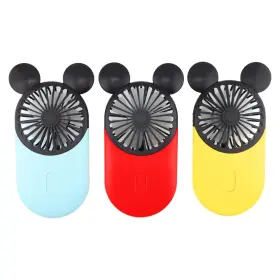Decolife 721678270891 Cute Handheld Mini Usb Fan Rechargeable Portable 3 Adjustable Speeds An