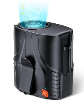 Deekom 761017474207 2025 Portable Personal Waist Fan& Neck Fan 14000rpm Brushless Motor 40h Run