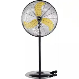 Deeshe 313102479484 8300 Cfm 30 Inch Heavy-duty High Velocity Pedestal Oscillating Fan With Powerful
