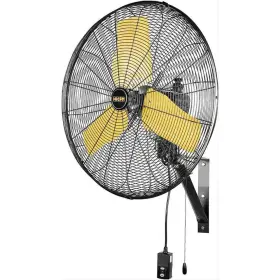 D-fan-ow24s Deeshe 24 Inch Safety Yellow Outdoor Oscillating Weatherproof Wall Mounted Fan 9