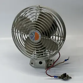 E800056c Design House Bergstrom Vtg 12v Dc Chrome Defrost Electric Fan Not Tested
