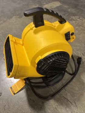 276w Dewalt Portable Air Mover 3 Speed Floor Fan Utility Blower 1/5 Hp 6 #2