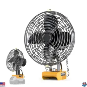 B0b59fsnn4 Dewalt Portable Jobsite Fan For 20v Battery 7 Inch Cordless Usb And Type C Charging