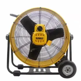 Dxf-2490 Dewalt 24ftft High-velocity Industrial Drum Floor Barn Fan - Yellow