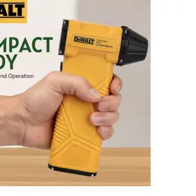 Dewalt F015 Handheld Turbine Fan Rechargeable Usb-c Battery/usb Yellow/black