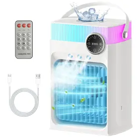 Dflu 766937477574 Portable Air Conditioners Mini Ac Unit Cooling Fan For Bedroom 1200ml Small