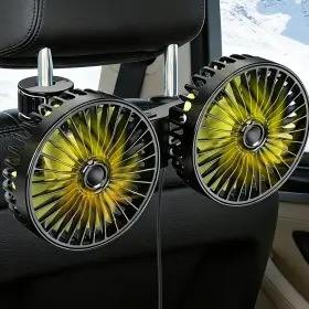 F4208-cs Dicross Backseat Fan For Car Headrest Kids No Bat