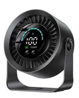 J01050580-xia Digix Rechargeable Usb Desk Fan For Bedroom 100 Speeds 360 Rotation Wall Mounte