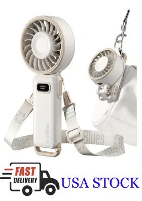 Diveblues 445043723791 Portable Turbo Fan 100 Speed Handheld With Strong Airflow Foldable 4 In 1