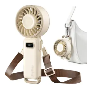D6036-lcw Diveblues Portable Handheld Fan 7.4m/s High Speed Turbo 180 Foldable 4