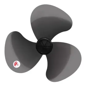 Doitool B0cd644gx5 16 Inch Plastic Fan Blade Replacement Nut Cover - 3 Leaves Universal