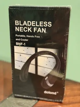 Bnf-1 Dolond Bladeless Personal Cooling Neck Fan 5000mah Usb Recharge 3 Speed. New Unopened