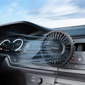 Dongguan Fengdong Technology Co. Ltd. 313034724768 Tripole Car Fan Usb For Vent Powerful 3 Speed Cooling Clip With