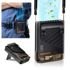 Nf261 Doolv 2025 Upgraded Ai Portable Waist Fan - Rechargeable 10000rpm Personal Cooling