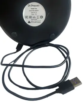 Dr.prepare 691199747304 Dr. Small Tower Fan Oscillating Table Fans With 270 Tilt 105 3 Speeds #3