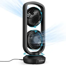 Dr.prepare 810081401319 Small Tower Fan Oscillating Table Fans With 270 Tilt 105 3 Speeds An