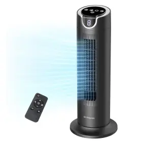 Dr.prepare 840315210387 Tower Fan For Bedroom 25 Db Quiet Dc Bladeless With Remote 8 Speeds 1-