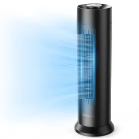 Dccf11 Dr.prepare Tower Fan 28 Db Quiet Desk 3 Speeds 80 Oscillation Detachable Washab
