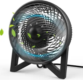 Ddf-0bkdf3-jp-1 Dr.prepare Quiet Desk Fan 8 Inch Powerful Table Small Bedside With 2