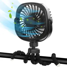 Dhf-1bkhf3 Dr.prepare Stroller Fan Portable Handheld Clip On Fans Personal Desk Baby
