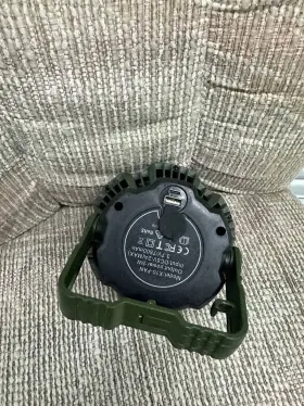 Drchop 739319039400 7w Solar Fan Camping With Light 10400mah Powered 9-inch Outdoor #3
