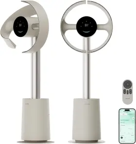 Mf10-beige Dreame Bladeless Tower Fan Smart Standing 270 Spatial Airflow 10 Speeds 3 Mode