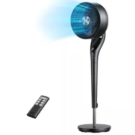 Dreo 313042862810 9 Inch Air Circulator Pedestal Fan With Remote 9-speeds 37-42 2d 120 Oscil