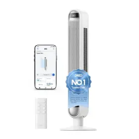 Dreo 810181280869 42 Inch Smart Tower Fan With Remote 6-speed 12h Timer And 90 Oscillation