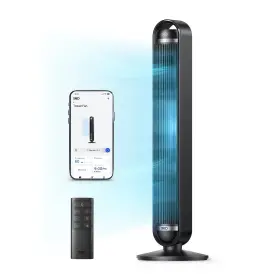 Dreo 850065728490 Smart Tower Fan Upgraded Dc 9 Speeds Ultra-quiet 90 Oscillating With 27.5ft/
