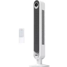 89531260 Dreo 42 Inch Cruiser Pro T1 Oscillating Bladeless Remote Tower Fan White