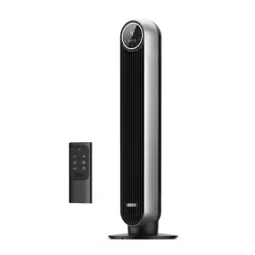 89531266 Dreo Nomad 36 Inch Quiet Bladeless Tower Fan Black/silver