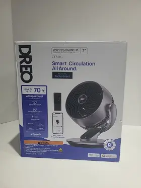 Cf611s Dreo Smart Home Fans Powerful 70ft Whole Room Air Circulator Fan 120 90 Osci
