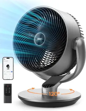 Dr-haf004s Dreo 16 Inch 25db Quiet Smart Fans For Bedroom Dc Room Fan With Remote 120 12