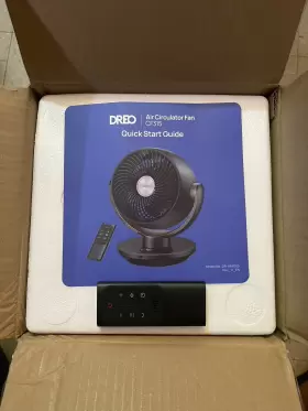 Dr-haf005 Dreo Fan For Bedroom Desk Air Circulator With Remote 11 Inch Black #3