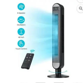 Dr-htf002 Dreo Tower Fandreo 42 Inch Smart Fan 90 Oscillating Wifi Alexa