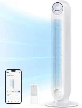 Dr-htf007s Dreo Tower Fan For Bedroom - Snow White Dr-htf007