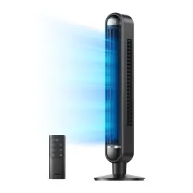 Dr-htf019 Dreo 42-in 120 -volt High Velocity Indoor Black Oscillating Tower Fan Withremote
