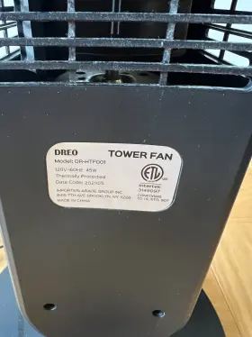 Drhtf001 Dreo Tower Fan 42 In Cruiser Pro T1 Oscillating Bladeless Standard-no Wifi #3