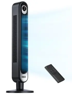 Drhtf001 Dreo Tower Fan 42 In Cruiser Pro T1 Oscillating Bladeless Standard-no Wifi