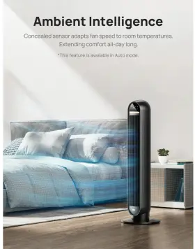 Wdr-htf006 Dreo New 36 Inch Tower Standing Fan With Remote Led Display Black #3