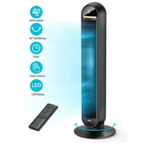 Wdr-tf006 Dreo Tower Fans For Home 36 Inch Standing Floor Fan With Remote 90 Oscillati