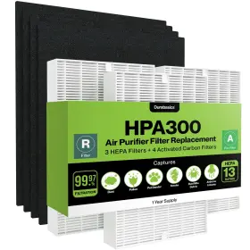 Hpa300 Durabasics 852332008120 3 Hepa Filter Set For Honeywell Air Purifier Filters And Hone