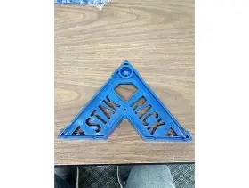 Durable 711181201789 4in1 Drying Rack Painters Accessory Tool Stacking Design Door Mount Blue #3