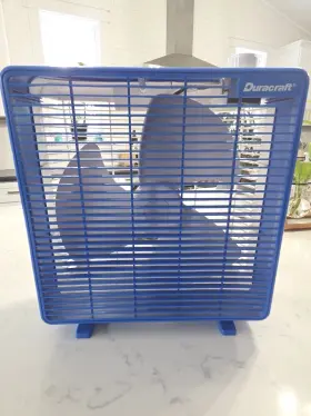 Db-104 Duracraft Vtg 1994 White/blue 10 Inch Box Fan