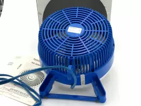 Dt-78 Duralast Vtg Air Turbo Fan Blue And White 7 Inch 2 Speed Tilt In Box W Paperwork #3