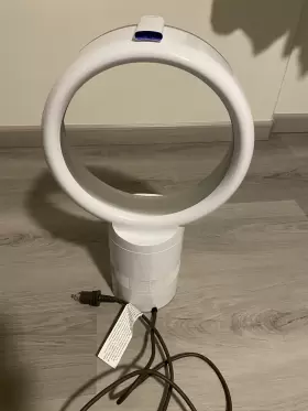 Am06 Dyson Table Fan Air Multiplier White Desk Cool Powerful Airflow #3