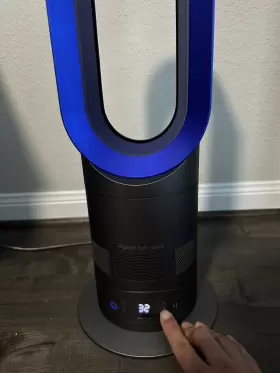 Dyson-am04 Dyson Hot And Cool Am04 Heater Bladeless Table Fan Blue No Remote #2